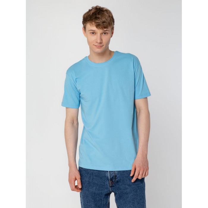 Футболка унисекс T-bolka 160, голубая, размер XXXL