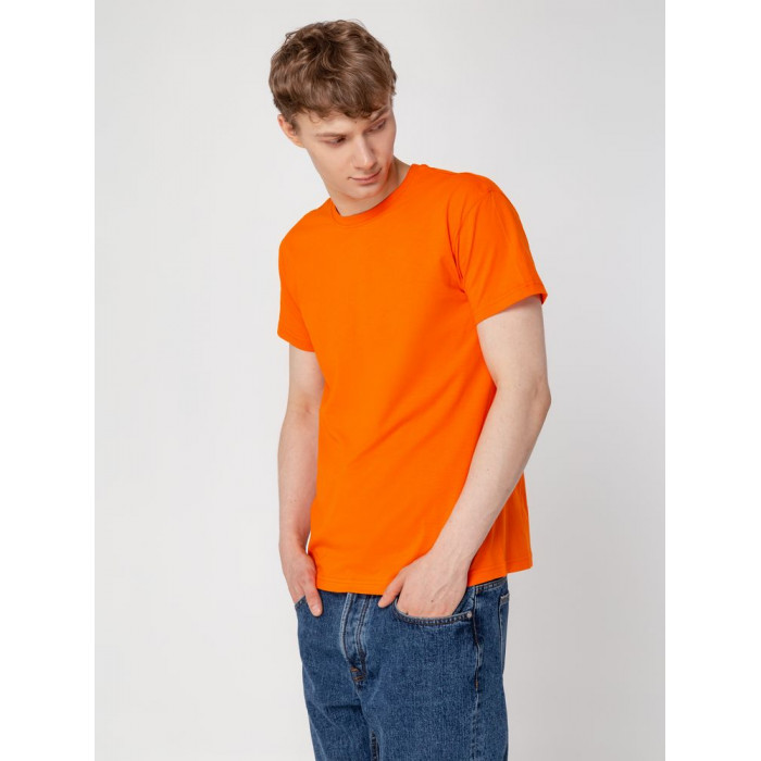 Футболка унисекс T-bolka 160, оранжевая, размер XXXL
