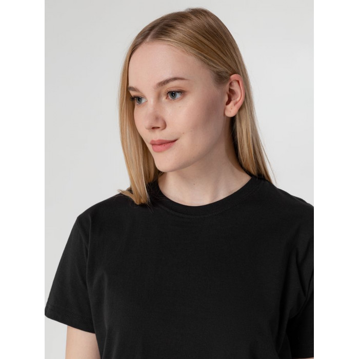 Футболка унисекс T-Bolka 160, черная, размер XXXL