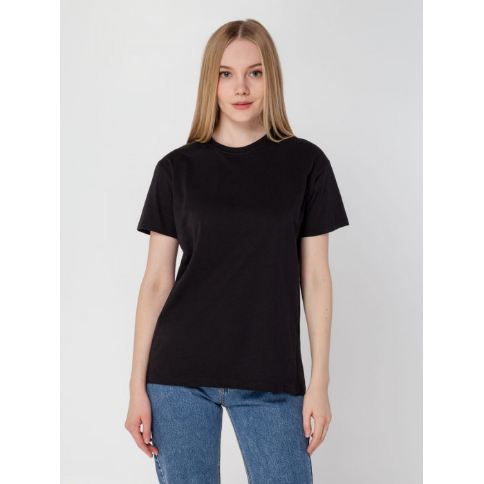 Футболка унисекс T-Bolka 160, черная, размер XXXL