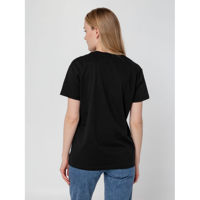 Футболка унисекс T-Bolka 160, черная, размер XXXL
