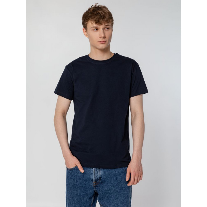 Футболка унисекс T-bolka 160, темно-синяя, размер XXXL