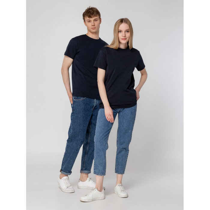 Футболка унисекс T-bolka 160, темно-синяя, размер XXXL