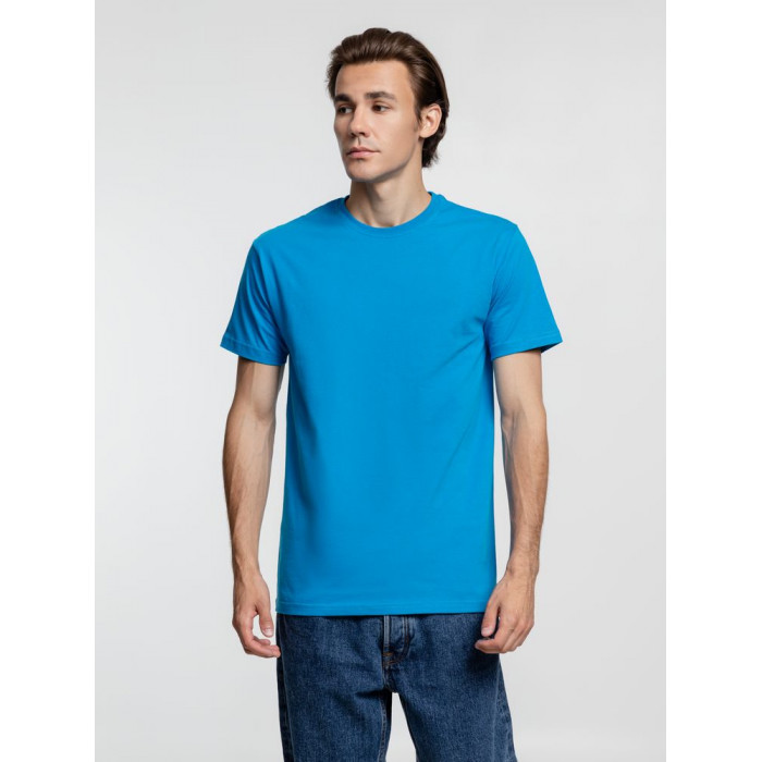 Футболка унисекс T-Bolka 160, бирюзовая, размер 5XL