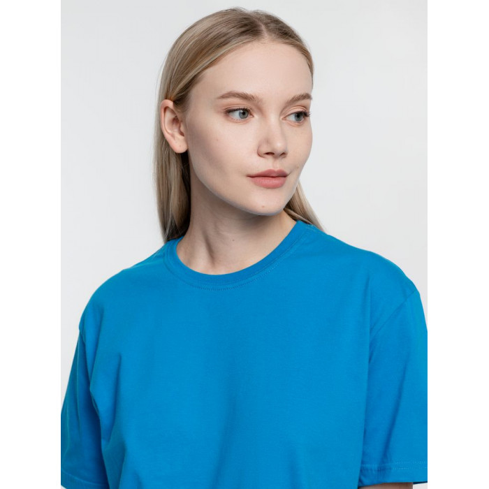 Футболка унисекс T-Bolka 160, бирюзовая, размер 5XL