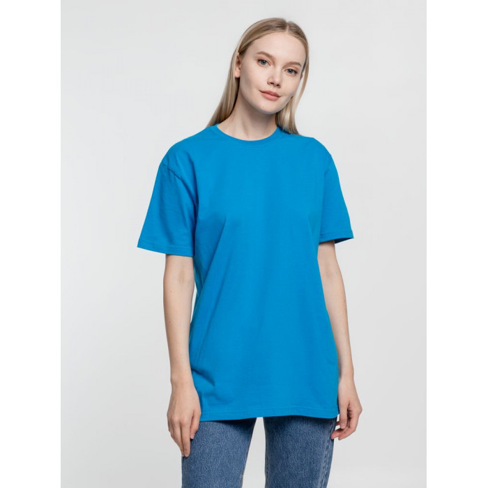 Футболка унисекс T-Bolka 160, бирюзовая, размер 5XL