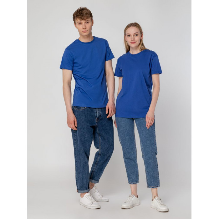 Футболка унисекс T-bolka 160, ярко-синяя, размер XXXL