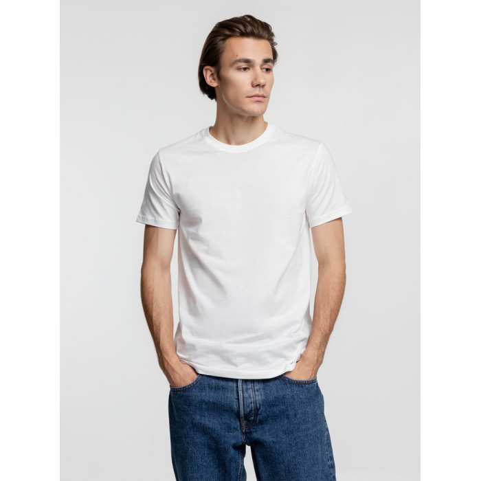 Футболка T-Bolka 160, белая (теплый оттенок), размер 5XL