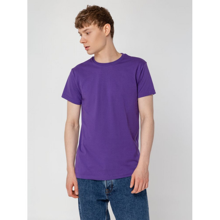Футболка унисекс T-bolka 160, фиолетовая, размер XXXL