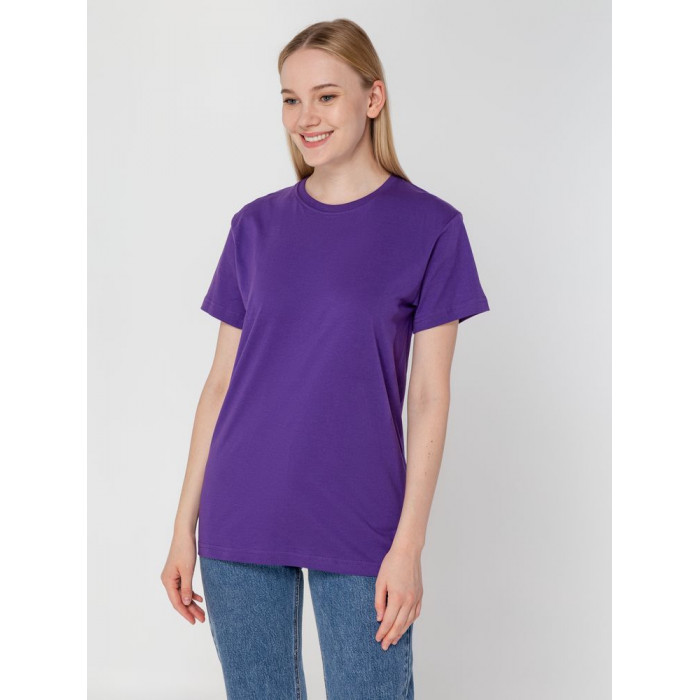 Футболка унисекс T-bolka 160, фиолетовая, размер XXXL