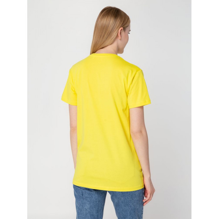 Футболка унисекс T-bolka 160, желтая, размер XXXL