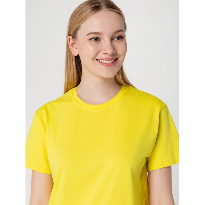 Футболка унисекс T-bolka 160, желтая, размер XXXL
