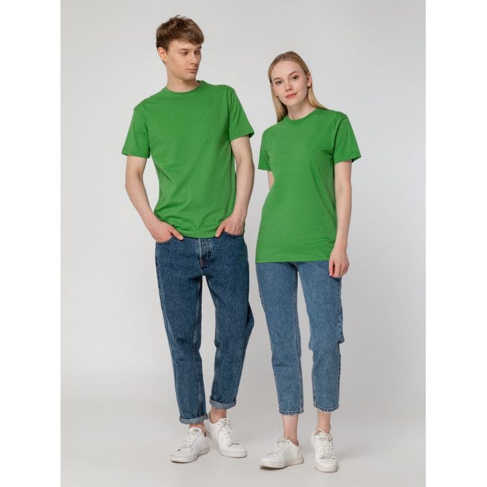 Футболка унисекс T-bolka 160, ярко-зеленая, размер XXXL