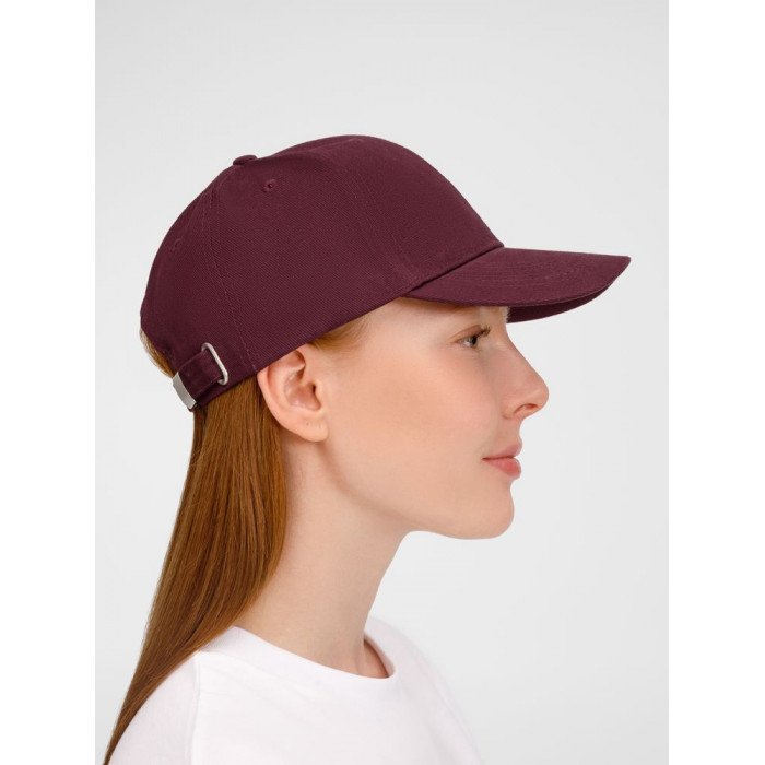 Бейсболка Buffalo, бордовая