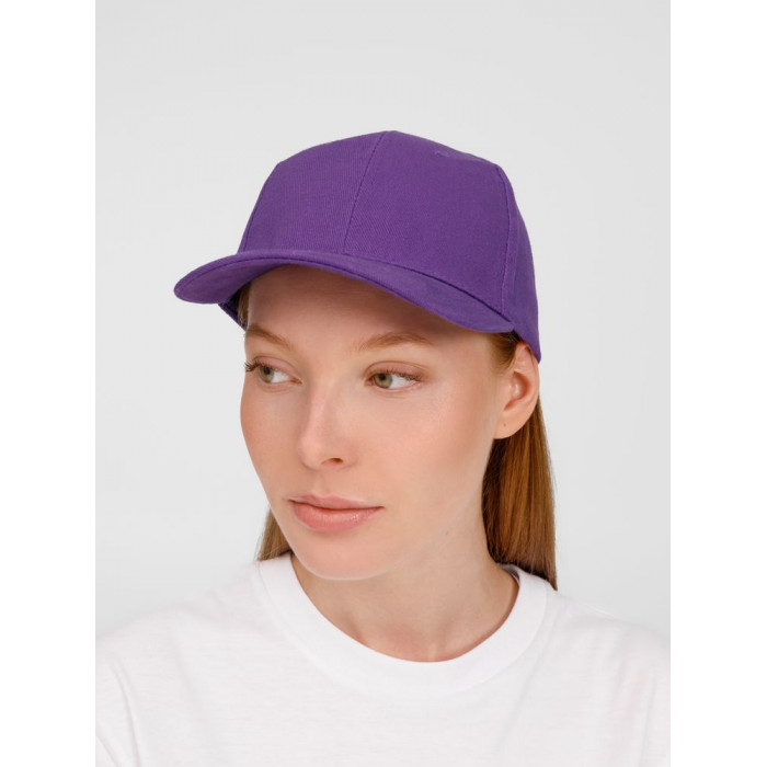 Бейсболка Buffalo, темно-фиолетовая
