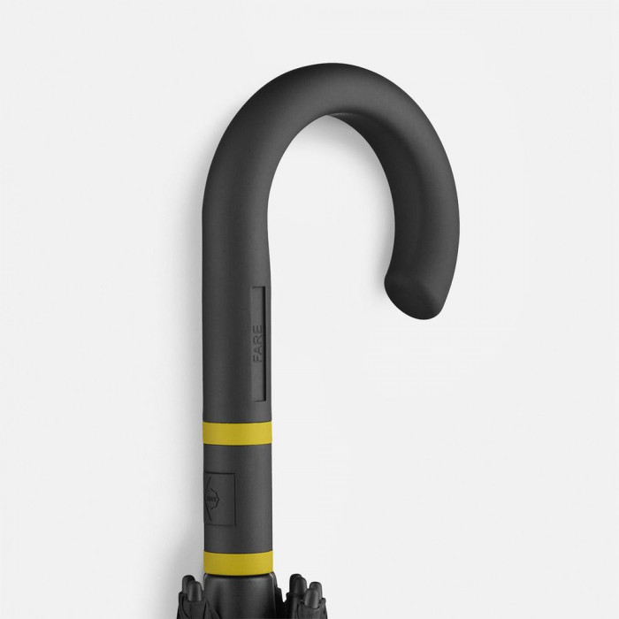 Зонт-трость с цветными спицами Color Style, желтый