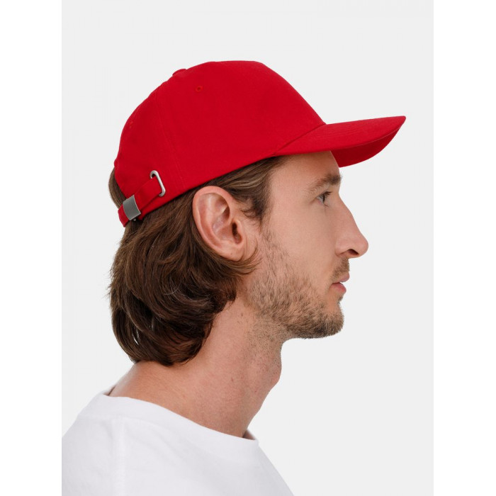 Бейсболка Long Beach, красная