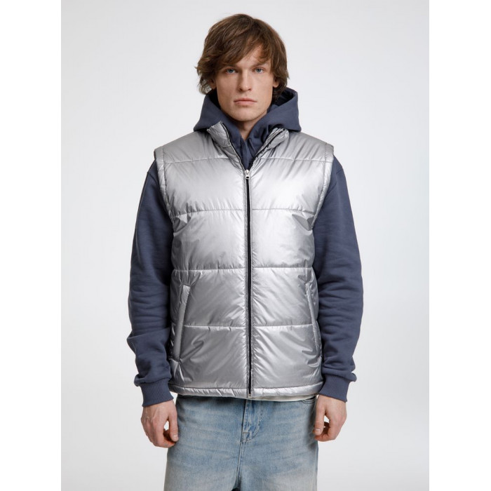 Жилет Kama серебристый, размер 4XL