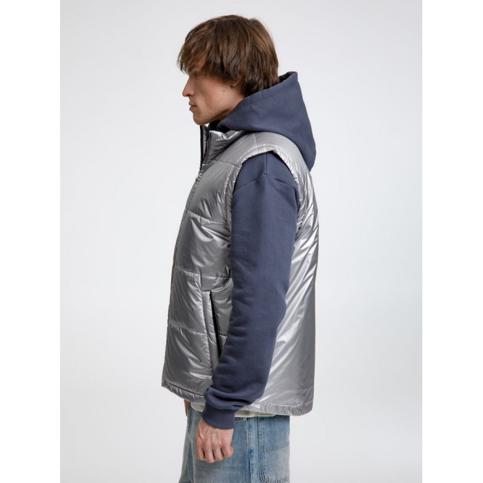 Жилет Kama серебристый, размер 4XL