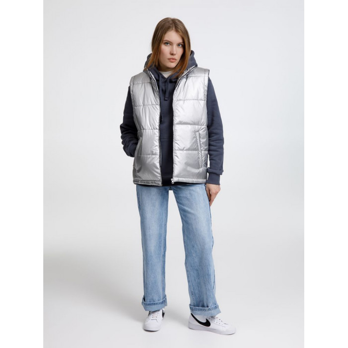 Жилет Kama серебристый, размер 4XL