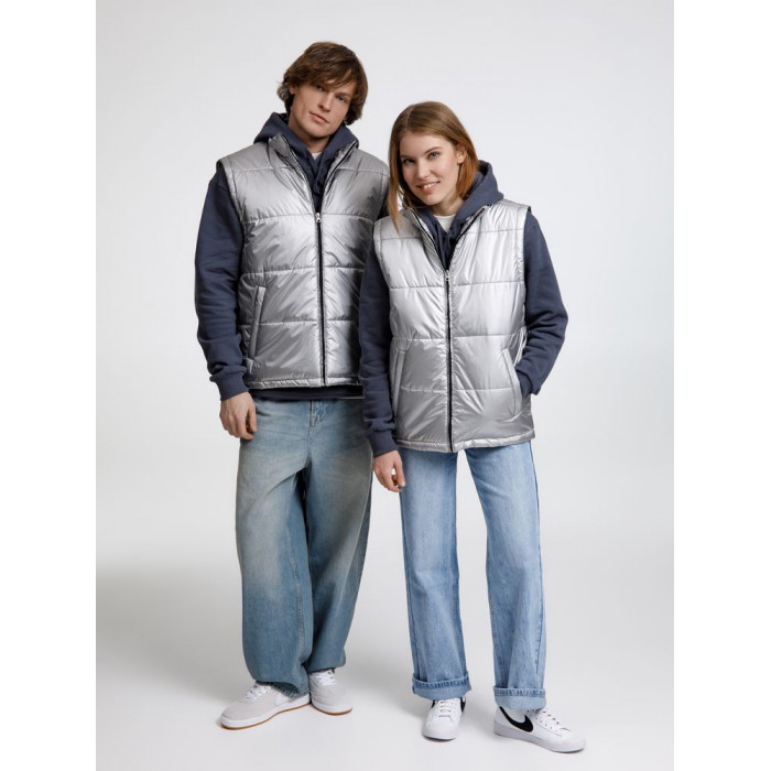 Жилет Kama серебристый, размер 4XL