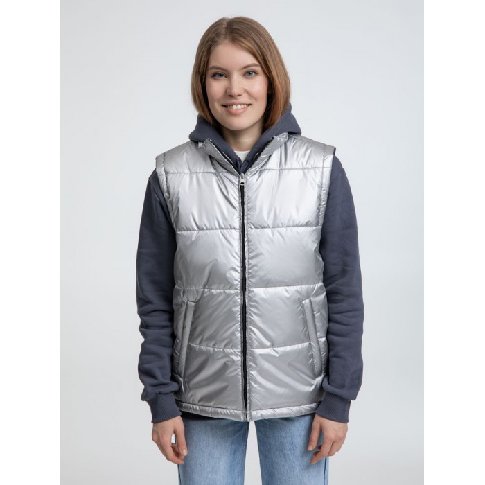 Жилет Kama серебристый, размер 4XL