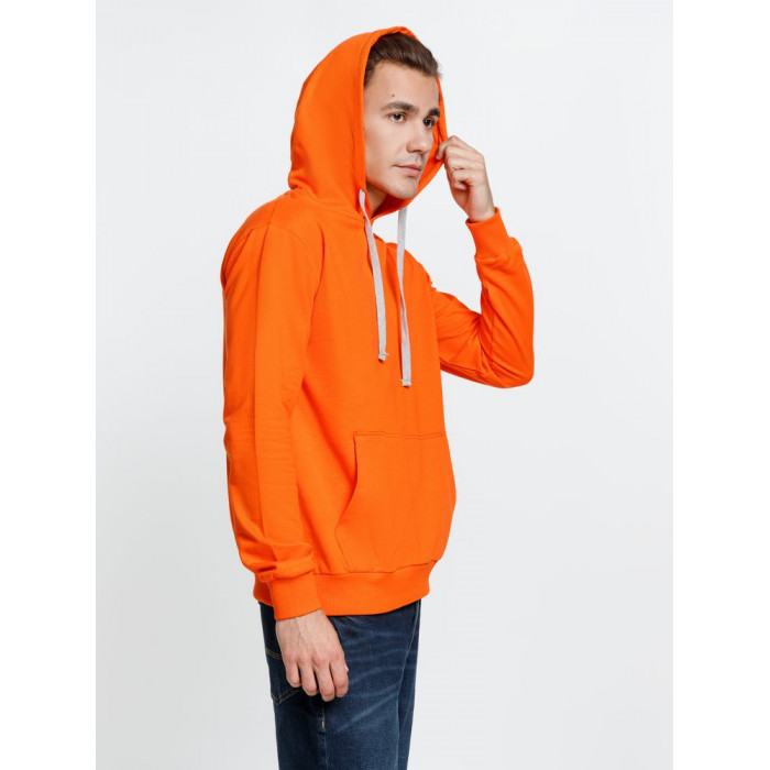 Толстовка с капюшоном Kirenga, оранжевая, размер XS