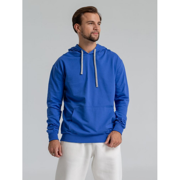 Толстовка с капюшоном Unit Kirenga ярко-синяя, размер XS