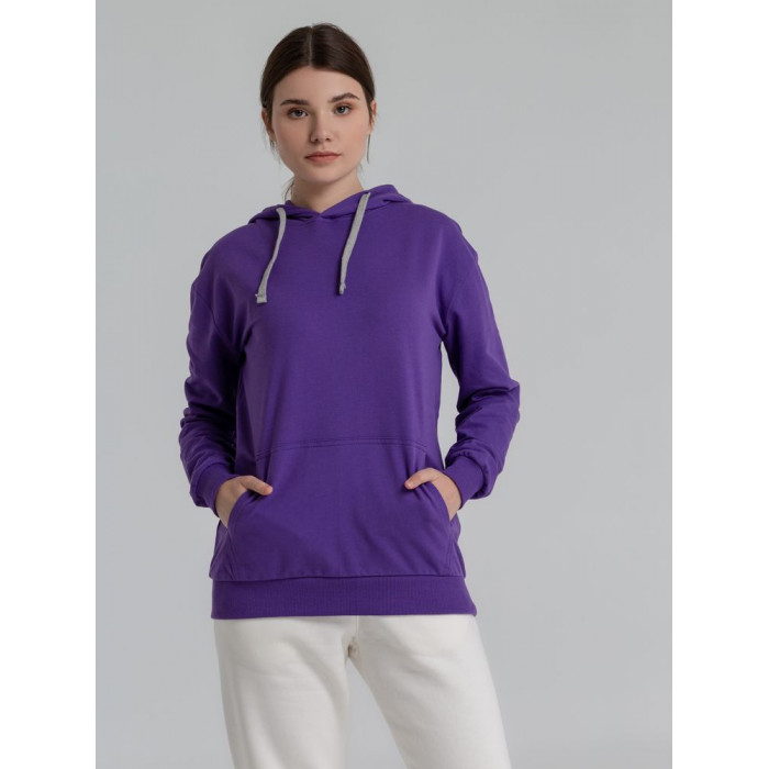 Толстовка с капюшоном Unit Kirenga фиолетовая, размер XS