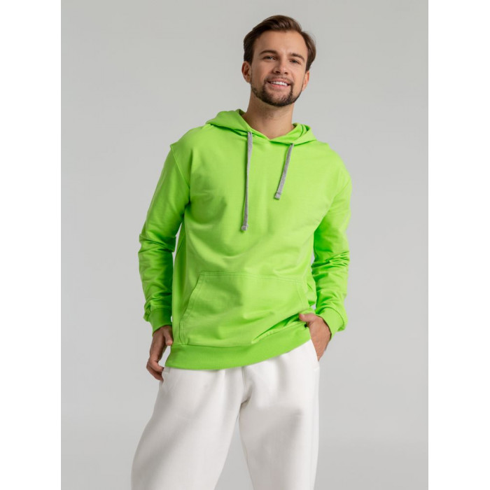 Толстовка с капюшоном Unit Kirenga зеленое яблоко, размер XS