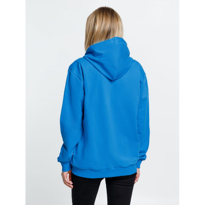 Толстовка на молнии с капюшоном Siverga, бирюзовая, размер 4XL