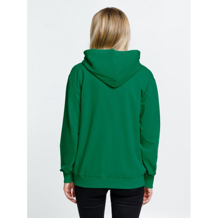 Толстовка на молнии с капюшоном Siverga, зеленая, размер 4XL