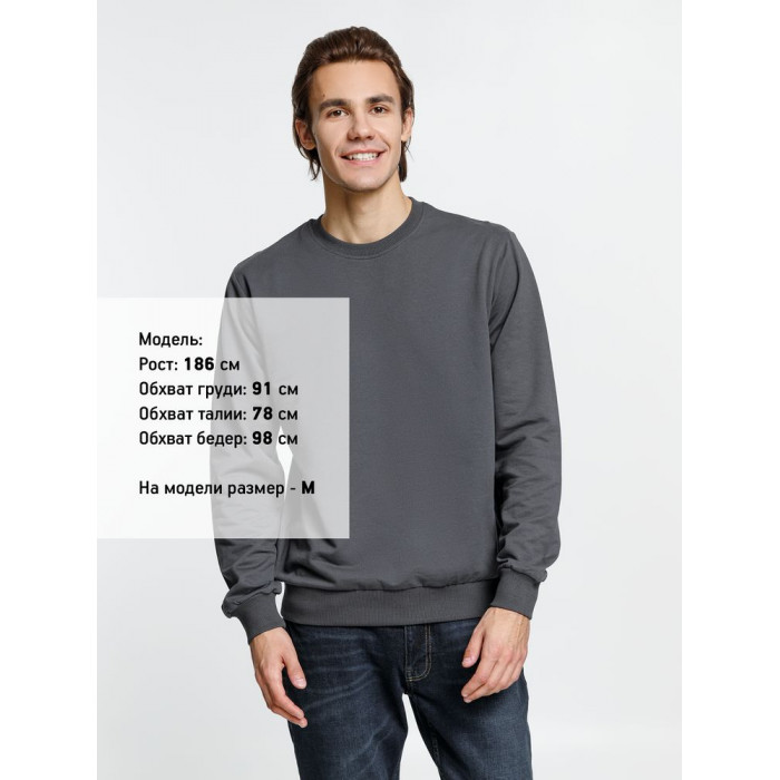 Свитшот Toima 2.0, темно-серый (графит), размер XS