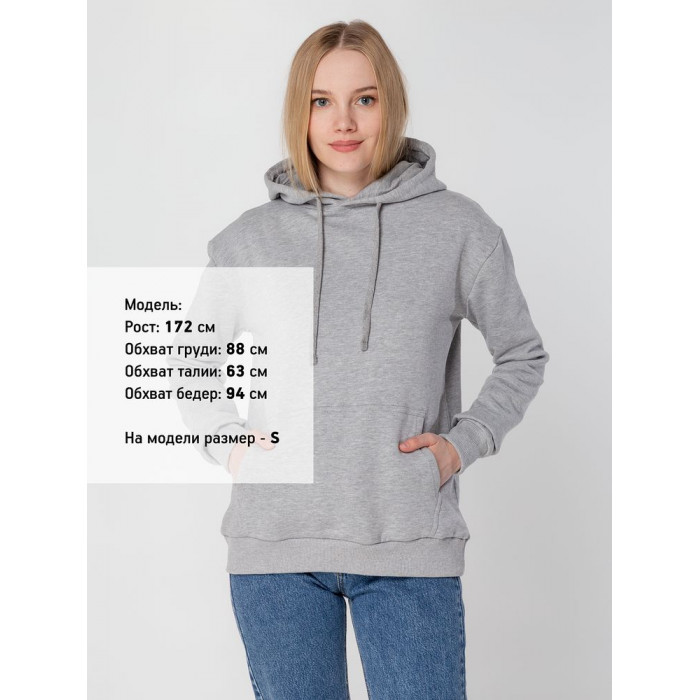 Худи Kirenga Heavy 2.0, серый меланж, размер 5XL