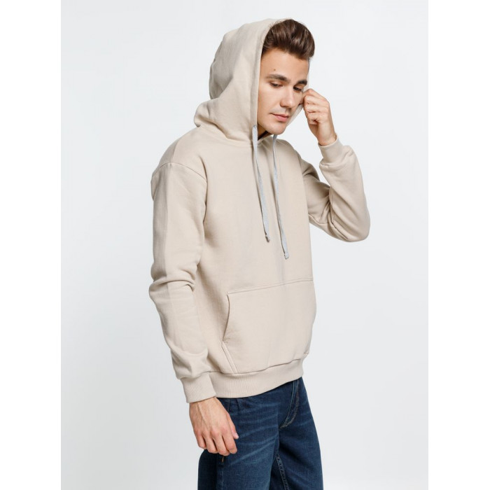 Толстовка с капюшоном Kirenga Heavy, бежевая, размер 4XL