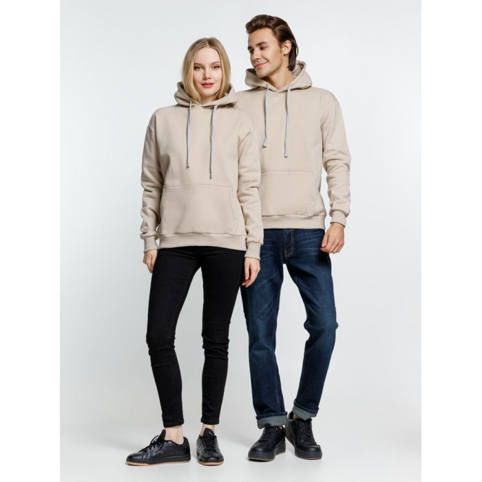 Толстовка с капюшоном Kirenga Heavy, бежевая, размер 4XL