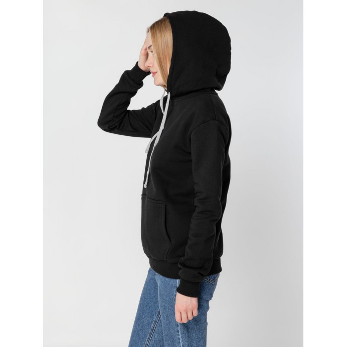 Толстовка с капюшоном Unit Kirenga Heavy черная, размер 4XL