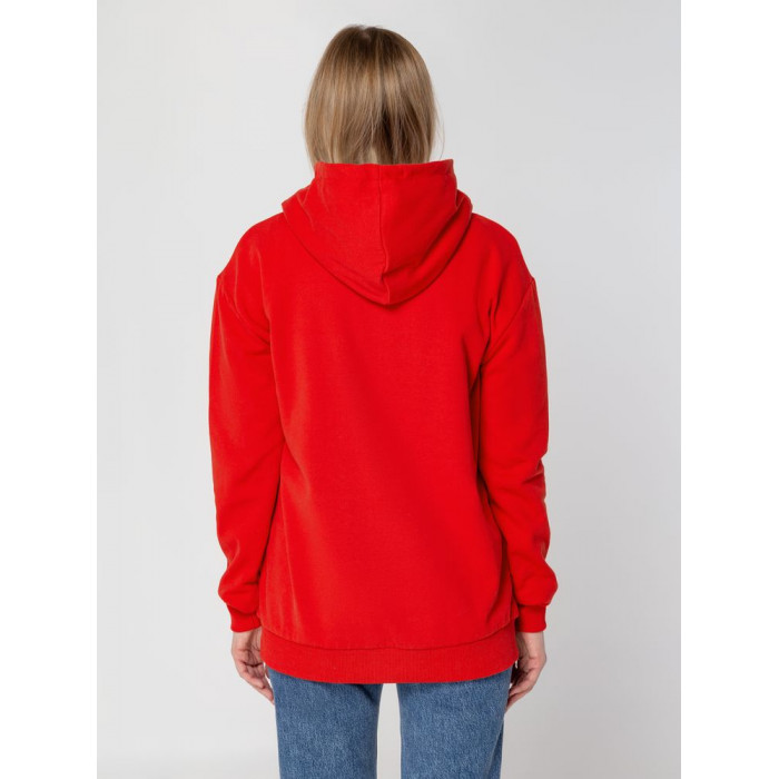 Толстовка с капюшоном Unit Kirenga Heavy красная, размер 3XL