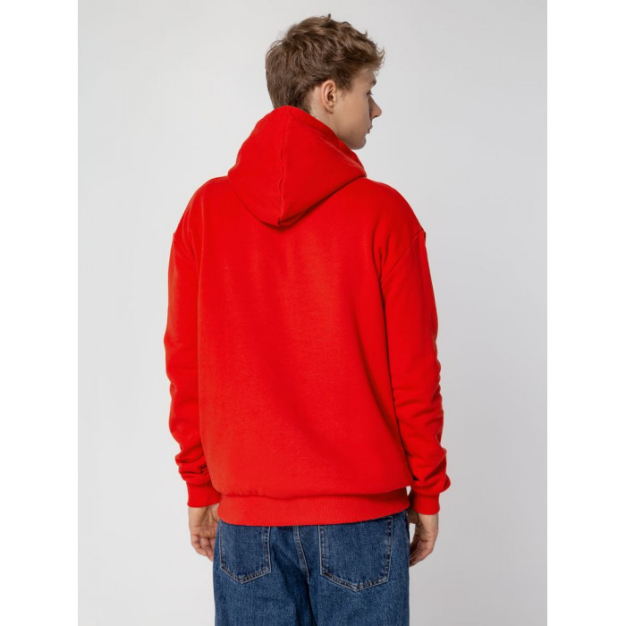 Толстовка с капюшоном Unit Kirenga Heavy красная, размер 3XL