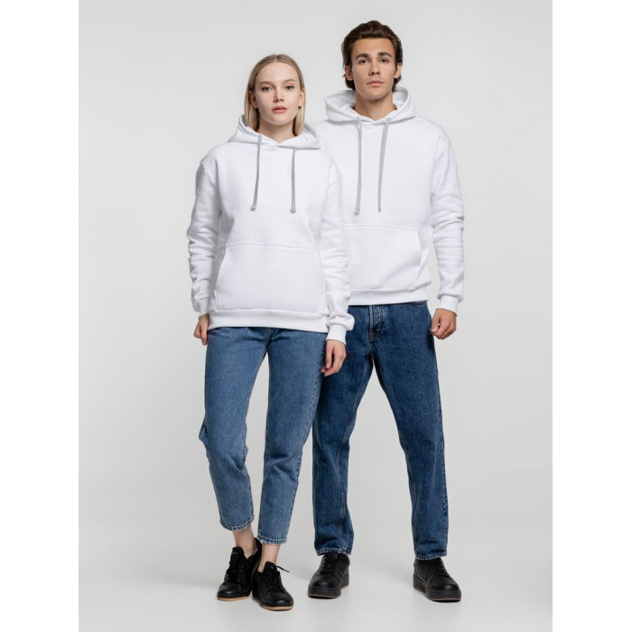 Толстовка с капюшоном Kirenga Heavy, белая (белоснежная), размер 5XL