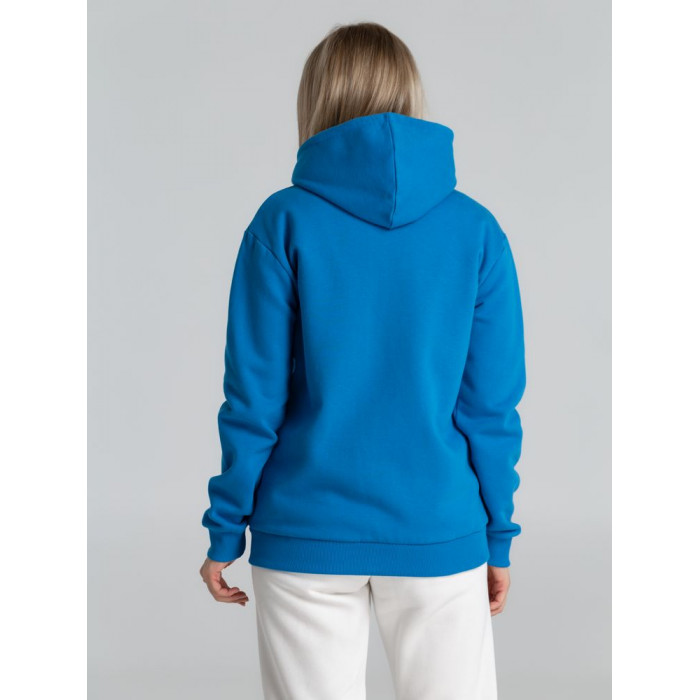 Толстовка на молнии с капюшоном Siverga Heavy 2.0, бирюзовая, размер 4XL