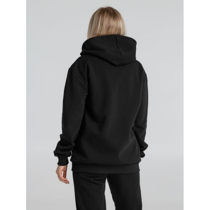 Толстовка на молнии с капюшоном Siverga Heavy 2.0, черная, размер 5XL
