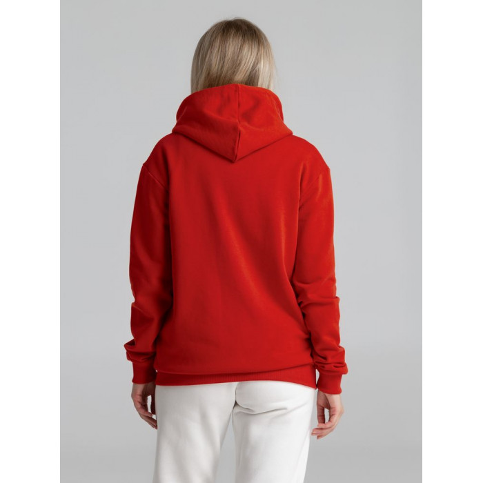 Толстовка на молнии с капюшоном Siverga Heavy 2.0, красная, размер 4XL