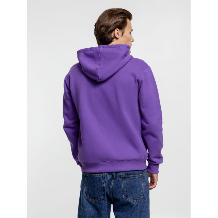 Толстовка на молнии с капюшоном Siverga Heavy 2.0, фиолетовая, размер 4XL