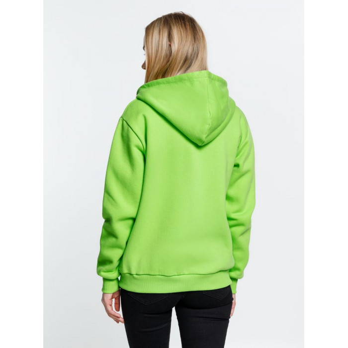 Толстовка на молнии с капюшоном Siverga Heavy 2.0, зеленое яблоко, размер 4XL