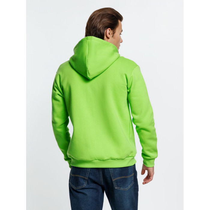 Толстовка на молнии с капюшоном Siverga Heavy 2.0, зеленое яблоко, размер 4XL