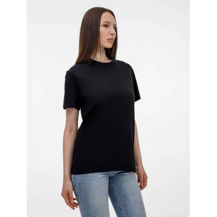 Футболка унисекс T-Bolka 180, черная, размер XXL