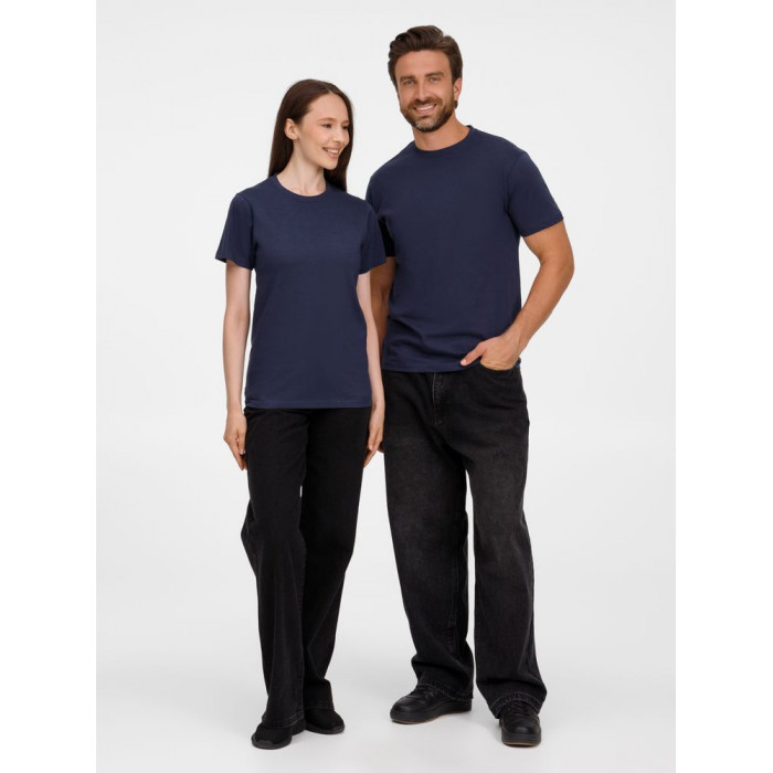 Футболка унисекс T-Bolka 180, темно-синяя