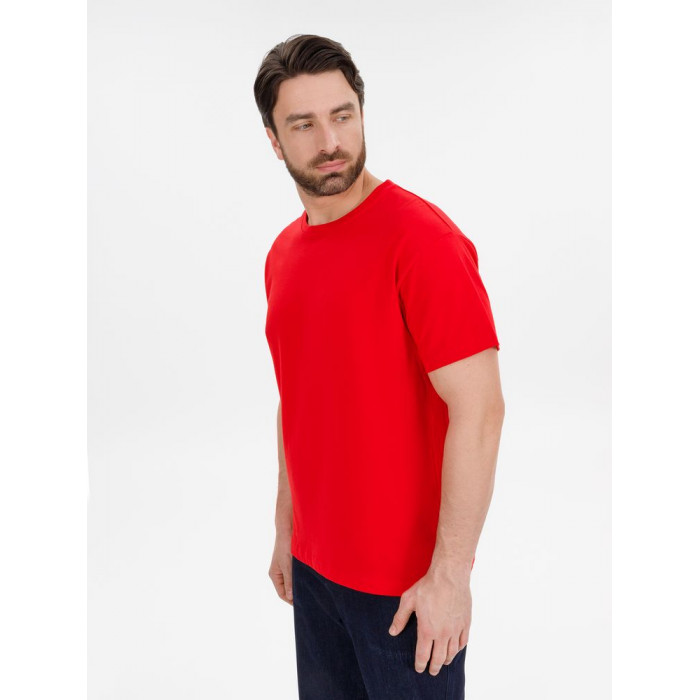 Футболка унисекс T-Bolka 180, красная, размер XXL