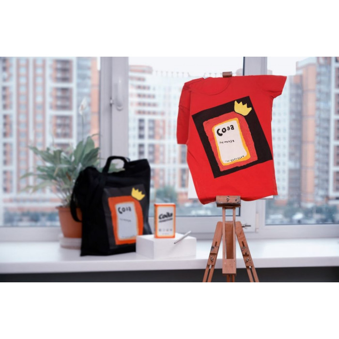 Футболка женская «Сода», черная, размер XL